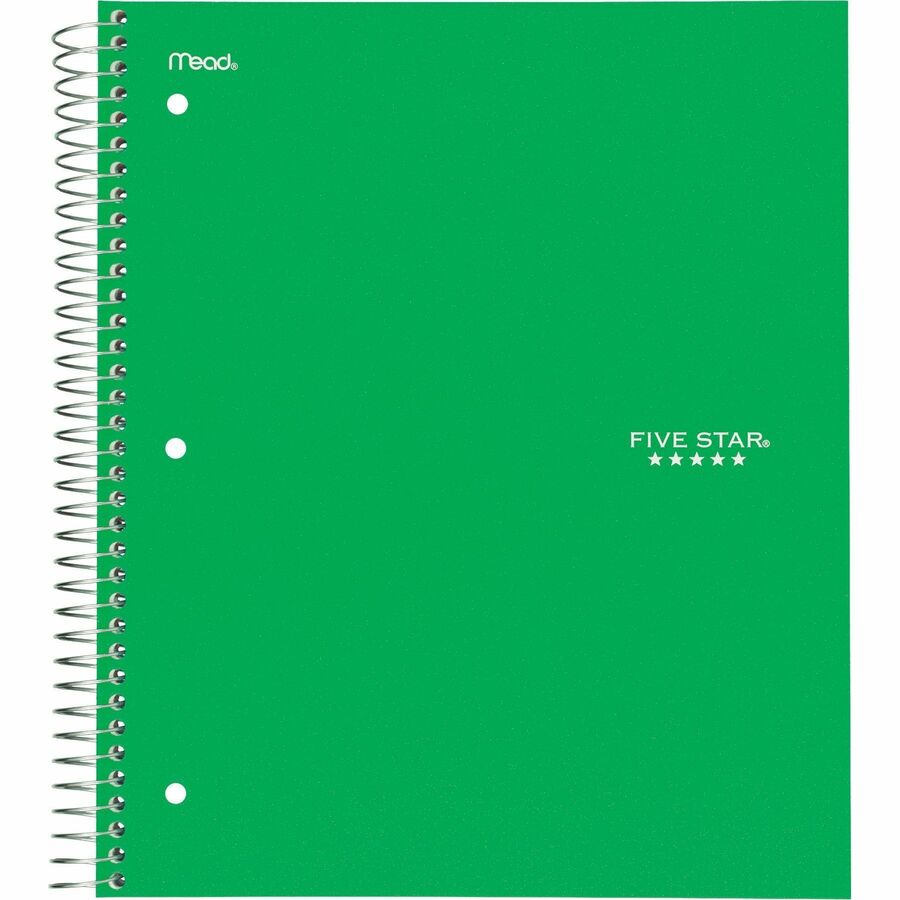 Five Star Wirebound, 2-Subject Notebook, 11" X 10-5/16" , 120Sheets