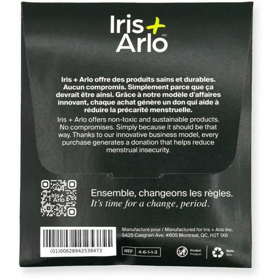 Iris + Arlo Individual Packets - 100% Organic Cotton Night Pads