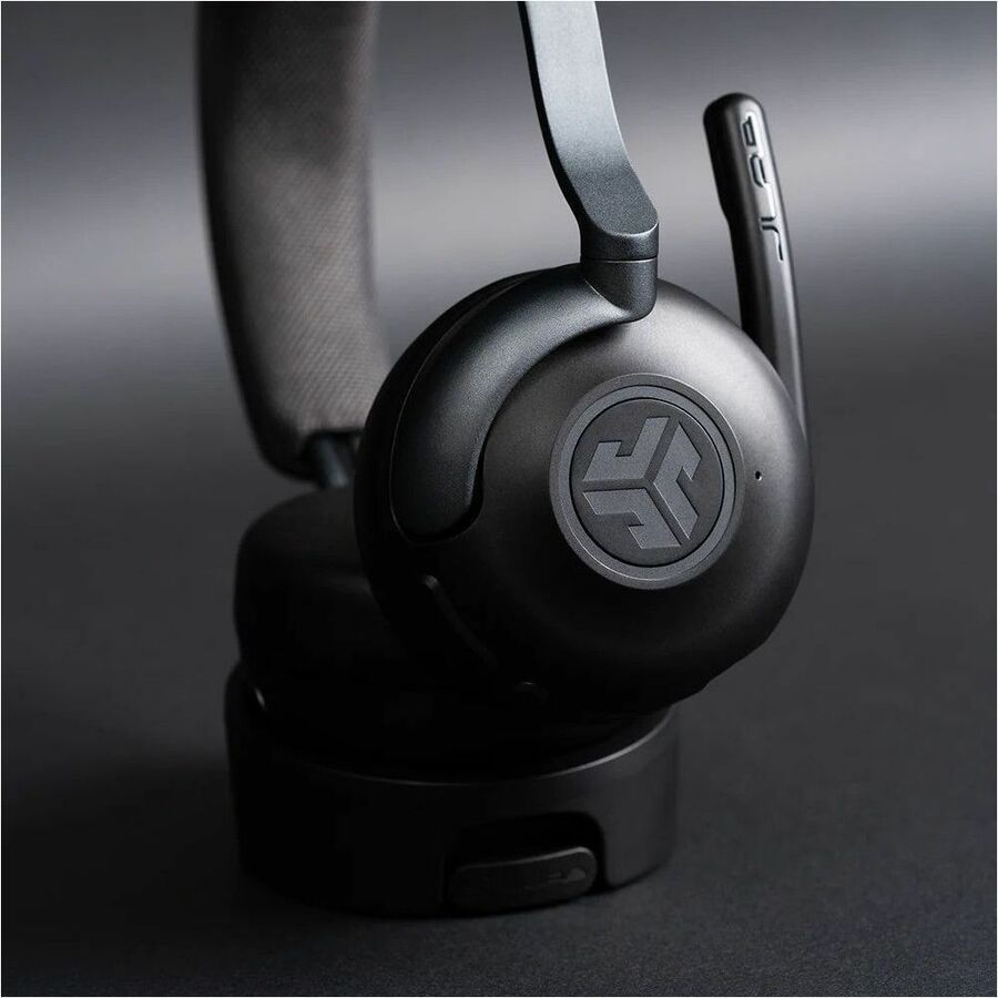 Black JLab Audio EPIC Work wireless headset for professional calls and meetings — alternate view 1