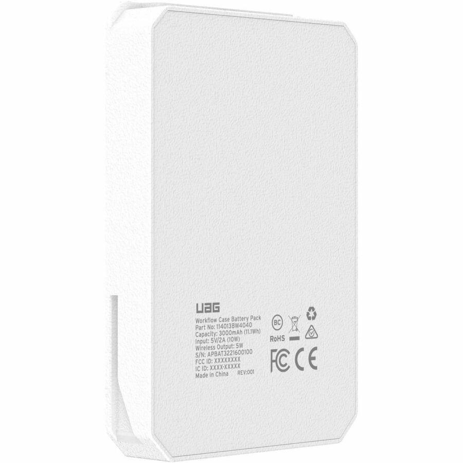 Workflow 3,000mAh Standard Battery Pack - White/Grey