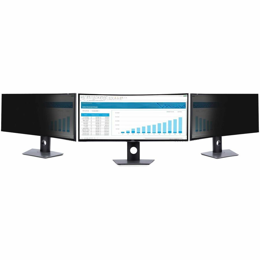 StarTech Privacy Screen For Dell P3424WE Curved Ultrawide 21:9 Monitor, Double-Sided, Computer Desktop Monitor Screen Protector, TAA