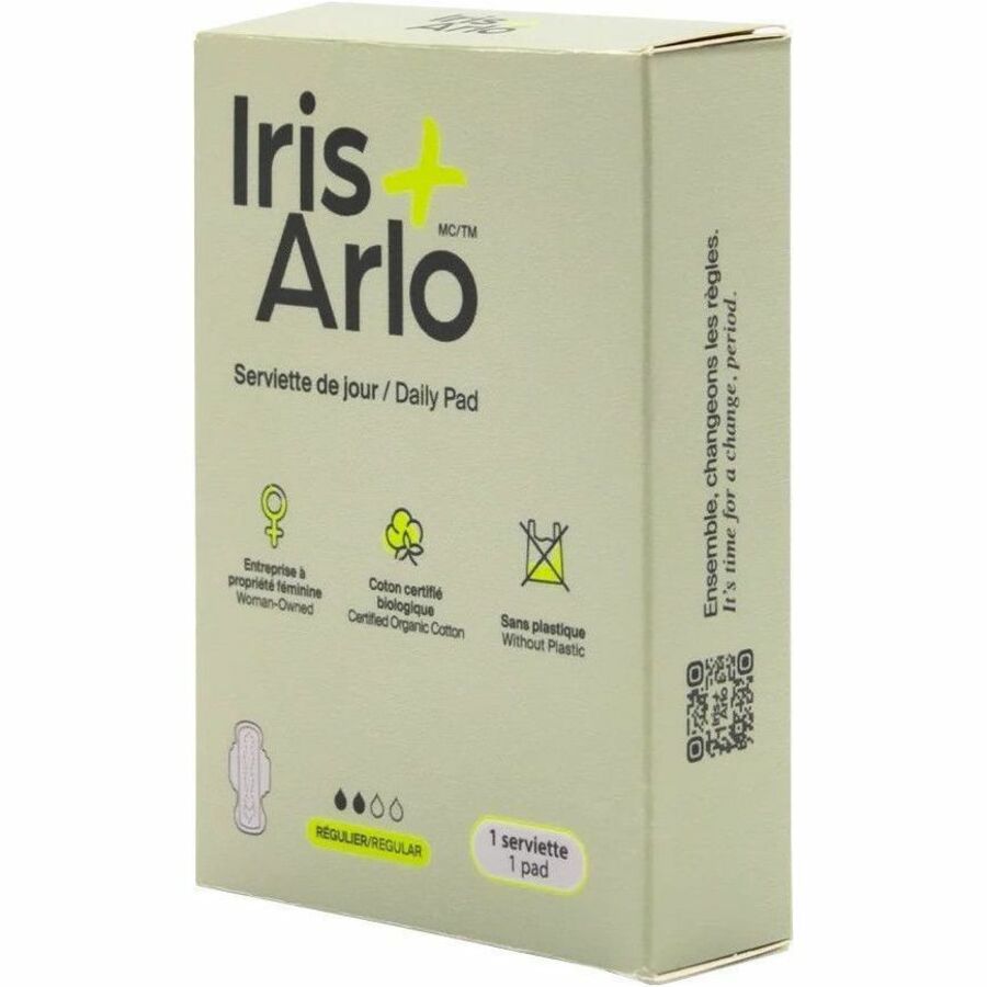 Iris + Arlo Bulk - 100% Organic Cotton Daily Pad Individual Box