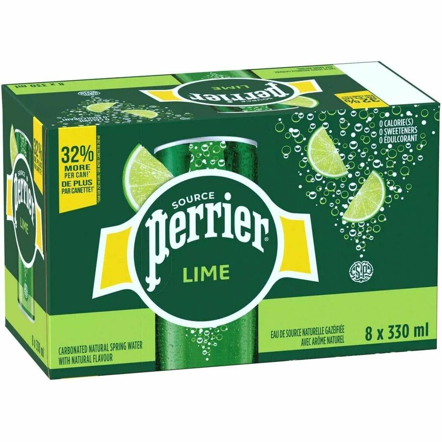 Canettes mince lime Perrier