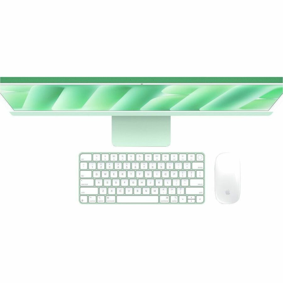Green Apple iMac 24-inch all-in-one desktop with 4.5K Retina display — alternate view 1