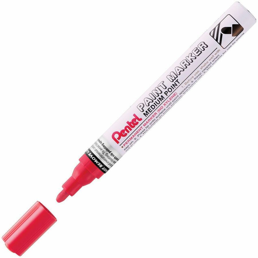 Pentel Medium Point Bullet Tip - Red Ink