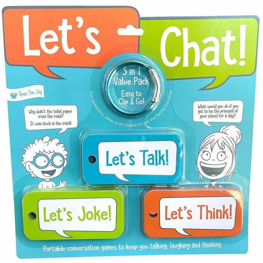 Open The Joy Let's Chat! Portable Conversation Cards - English Version