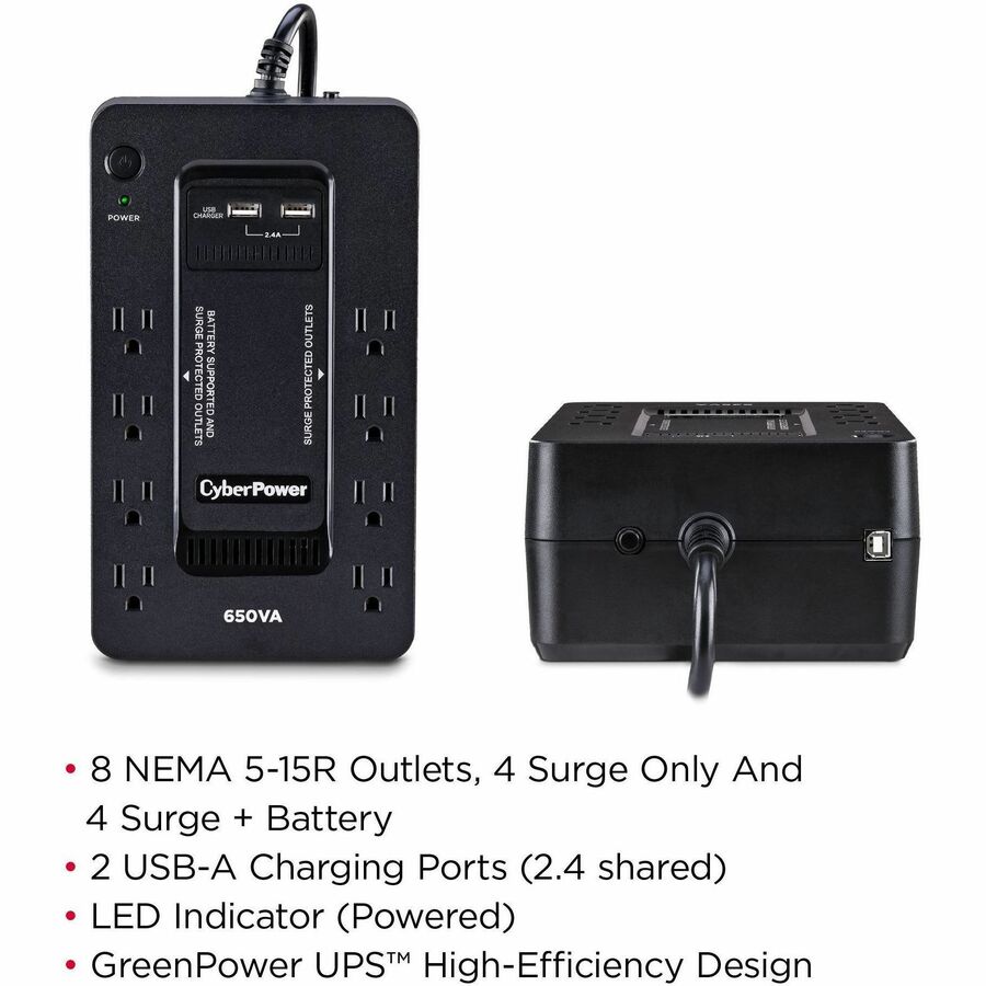 UPS Standby CyberPower - 650VA/360W