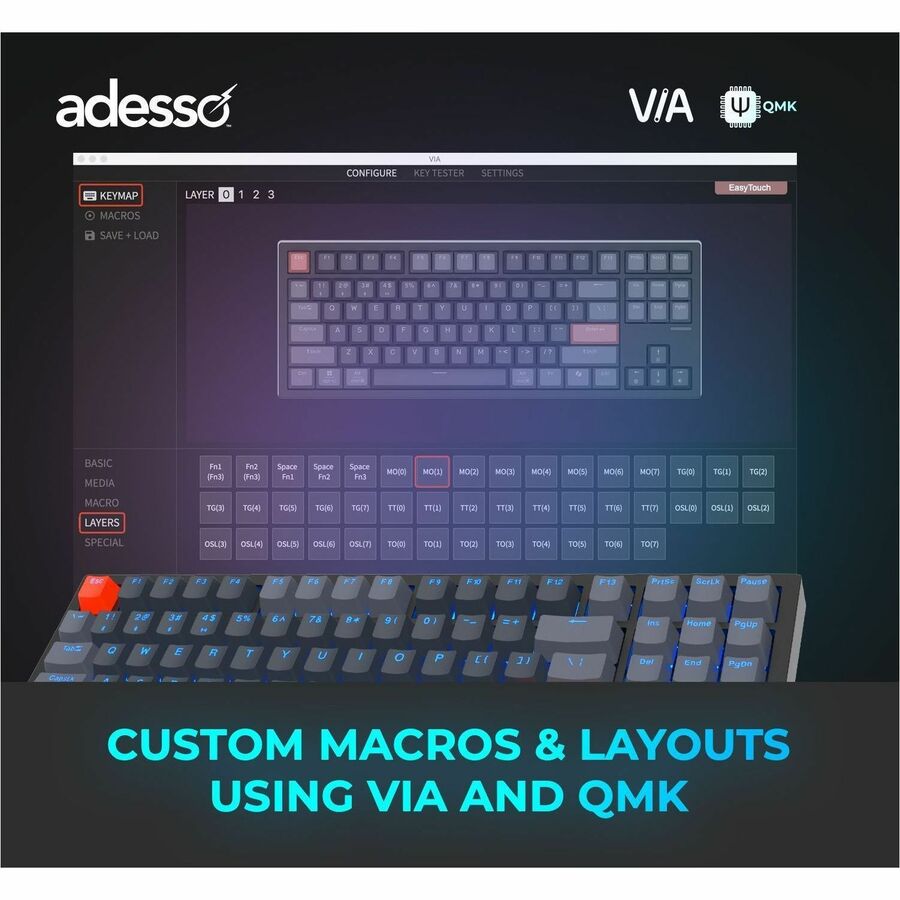 Adesso (EASYTOUCH 1100) Clavier et Pav&eacute; Num&eacute;rique