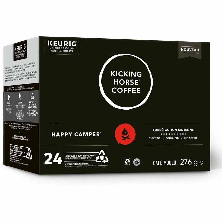 Kicking Horse K-Cup, Pod Coffee Happy Camper Medium Roast