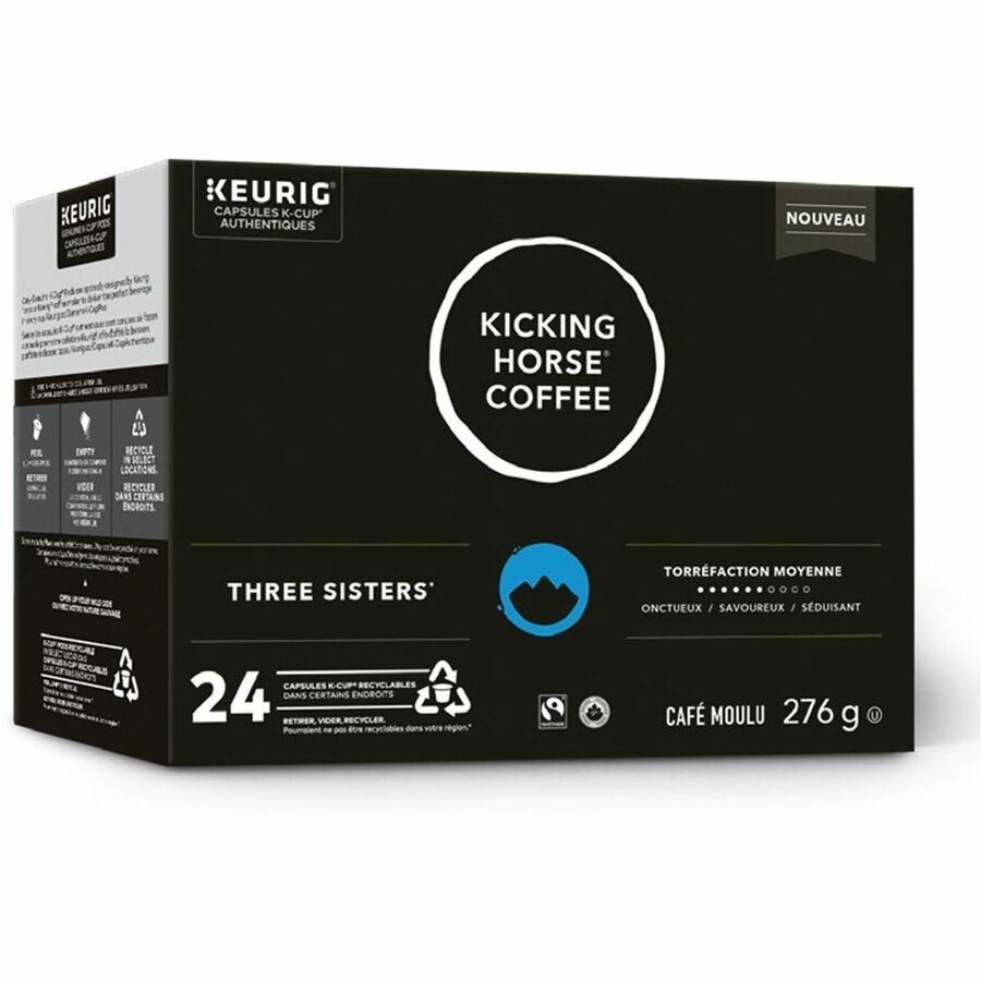 Kicking Horse K-Cup, Pod Coffee Three Sisters Medium Roast