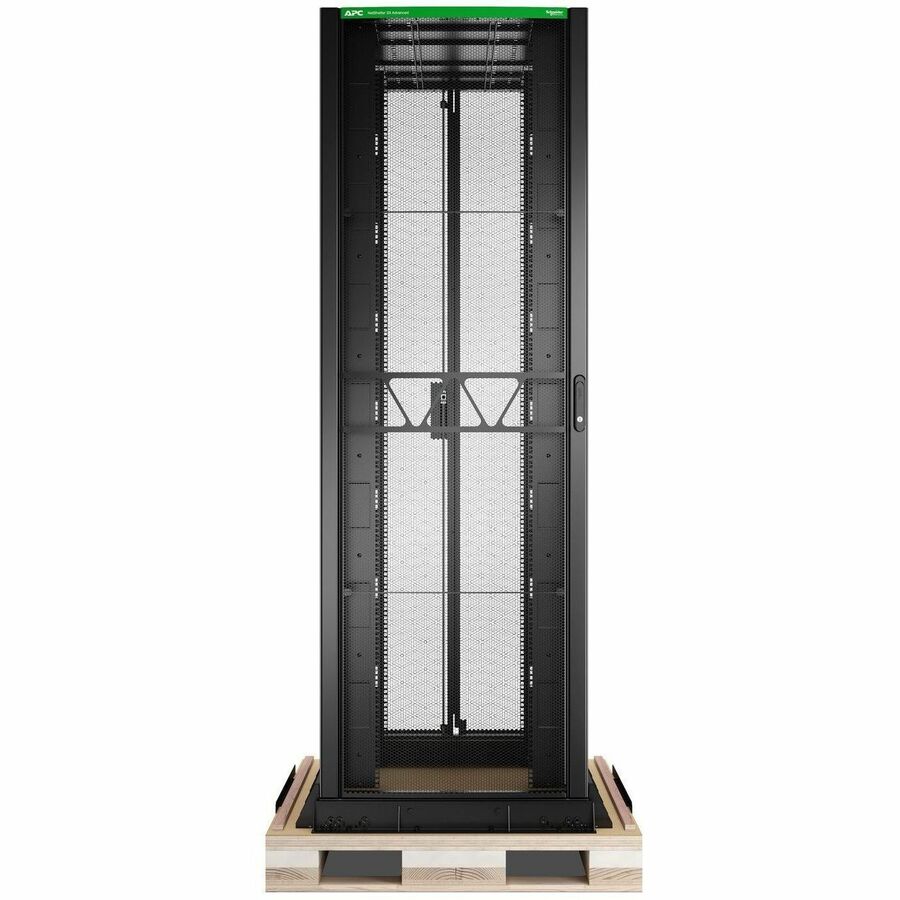 APC NetShelter SX Advanced Rack, High Strength, 52U, 2436H x 800W x 1295D mm, with Shock Package, Black [TAA]