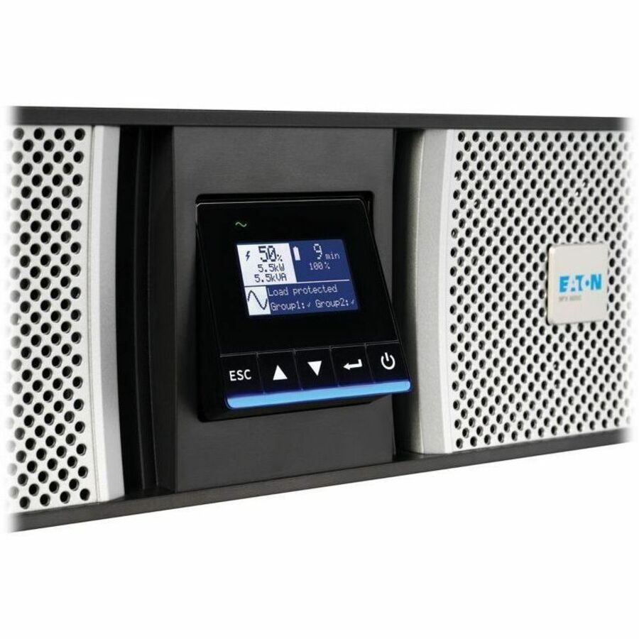 Eaton 9PX G2 11000VA 11000W 208/120V Online Double-Conversion UPS - Hardwired Input, 8x 5-20R, 4x L6-30R, 2x L14-30R or Hardwired Output, Cybersecure Network Card, Extended Run, 7U Rack/Tower