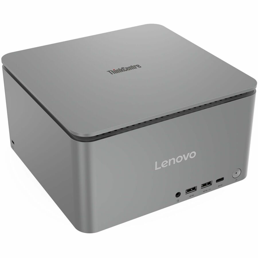 Lenovo ThinkCentre neo Ultra 12W1003EUS Desktop Computer - Intel Core i5 14th Gen i5-14500T - 16 GB - 256 GB SSD - Tiny - Luna Gray