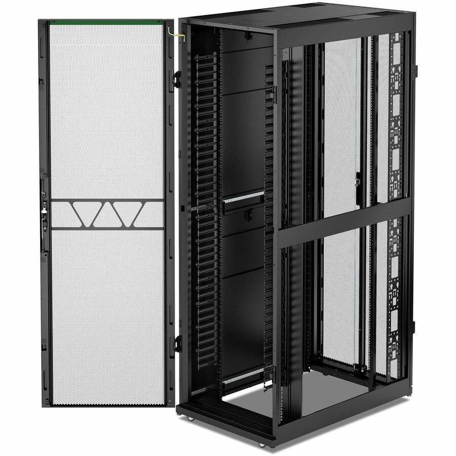 APC NetShelter SX Networking Enclosure, 48U, 2258H x 750W x 1200D mm, w/ Sides, Black [TAA]