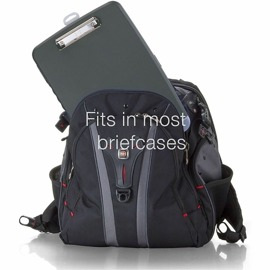 Officemate Slim Black Clipboard Storage Box