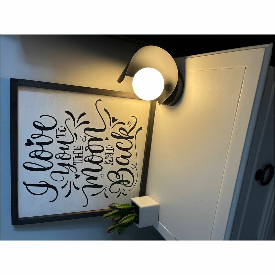 Dainolite 1LT Table Lamp Matte Black Finish