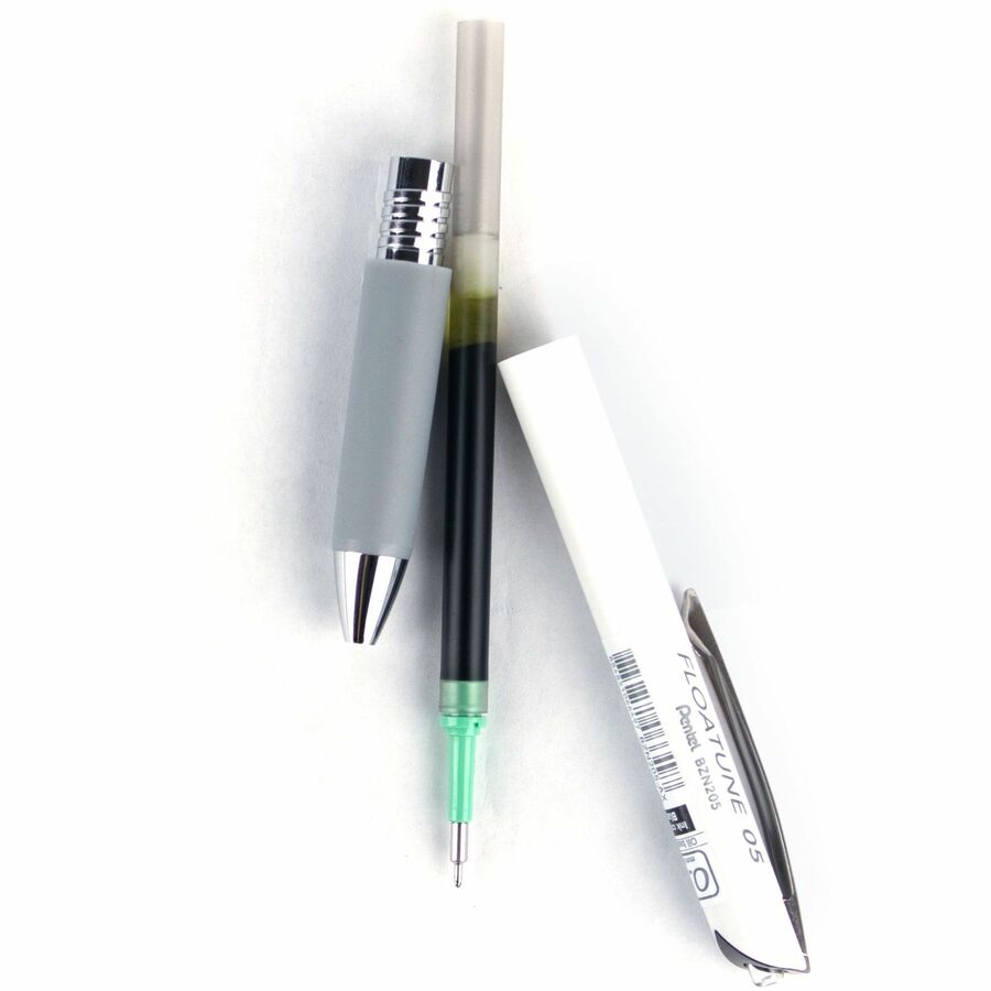 Pentel Floatune, Retractable Advanced Rollerball Pen, 0.5mm Tip, Black Ink