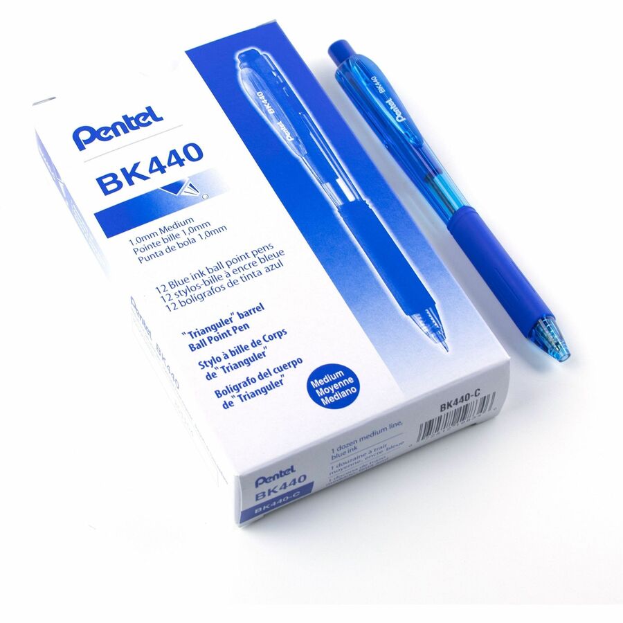 Pentel Wow! Retractable Ballpoint Pen, (1.0mm), Blue Ink