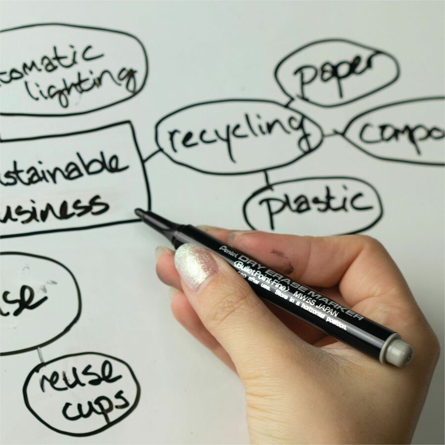 Pentel - Marqueur effa&ccedil;able &#224; sec