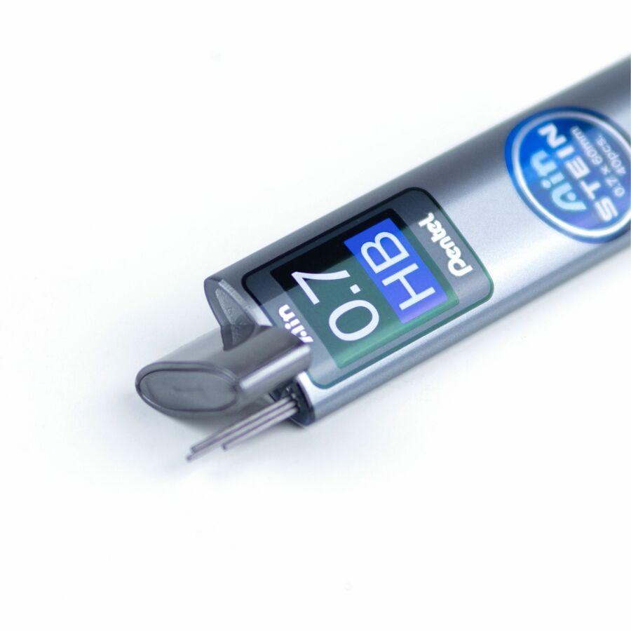 Pentel Ain Stein Lead Refill for Mechanical Pencils, HB Grade, Standard Lead for Everyday Use, 40 Leads per Tube, 0.7mm Medium Point