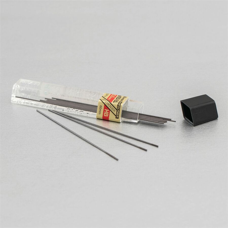 Pentel Hi-Polymer Super Lead Refills for Mechanical Pencils, 12 Leads Per Tube, HB Grade, Standard Lead for Everyday Use, 0.5mm Fine Point