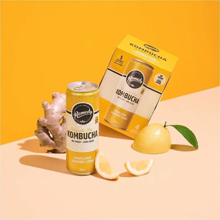 Remedy Kombucha Ginger Lemon