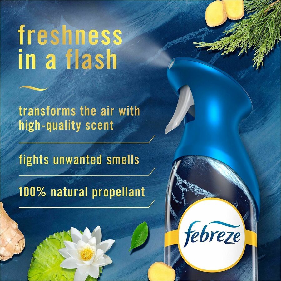 PGC17345 - Stop masking odors, use Air Effects air freshener to actually fight odors. Effective air freshener fights odors with neat little molecules of cyclodextrin, naturally made from corn, to rid your space of unpleasant smells fast. Simply spray in sweeping motions in areas that need a little freshening up. Use in the bathroom, kitchen, shoe closet and more. Air Effects air freshener uses 100-percent natural propellants.