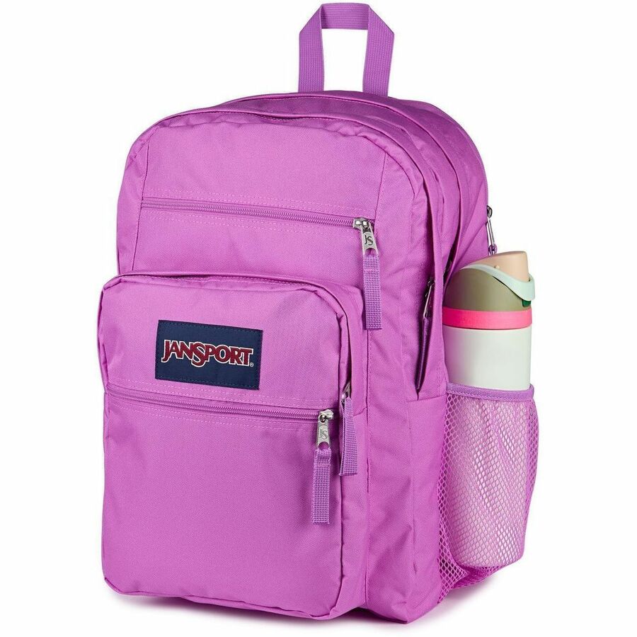Jansport BIG STUDENT Carrying Case (Backpack) for 15" Notebook - Digital Fuschia