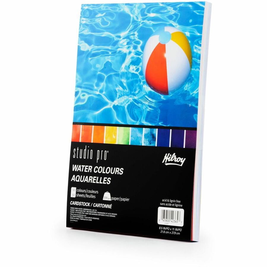 Hilroy - Papier cartonn&eacute; Studio Pro 8.5x11 50ct