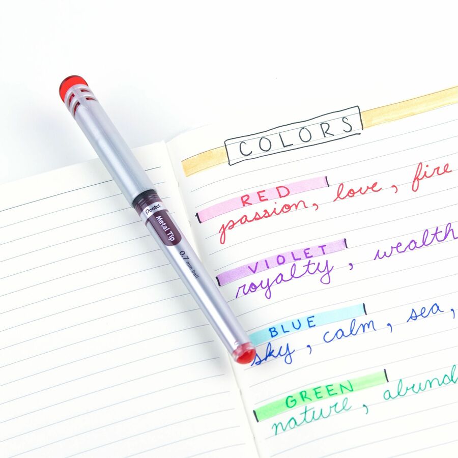 Pentel - Stylo à bille roulante BL17-B-NVXC