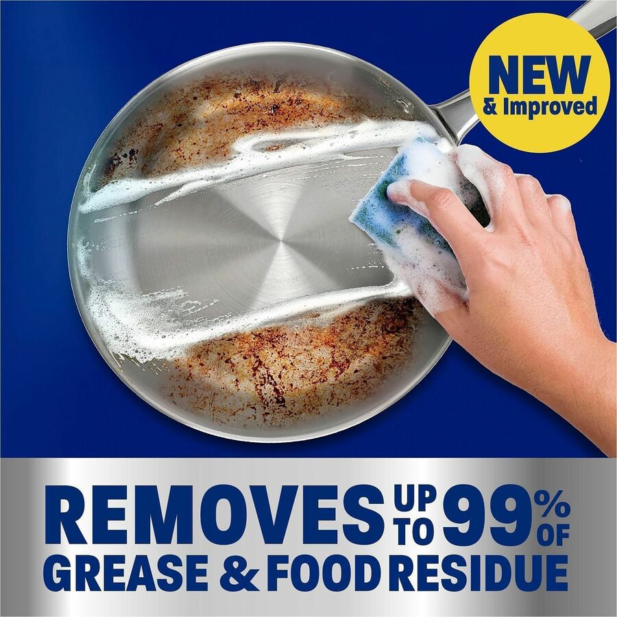 Dawn Platinum Dishwashing Soap - For Multipurpose - Liquid - 30 fl oz (0.9 quart) - Fresh Rain Scent - Recommended For: Grease Remover, Grime Remover, Food Remover, Residue Remover - Versatile - Blue - 8 / Carton