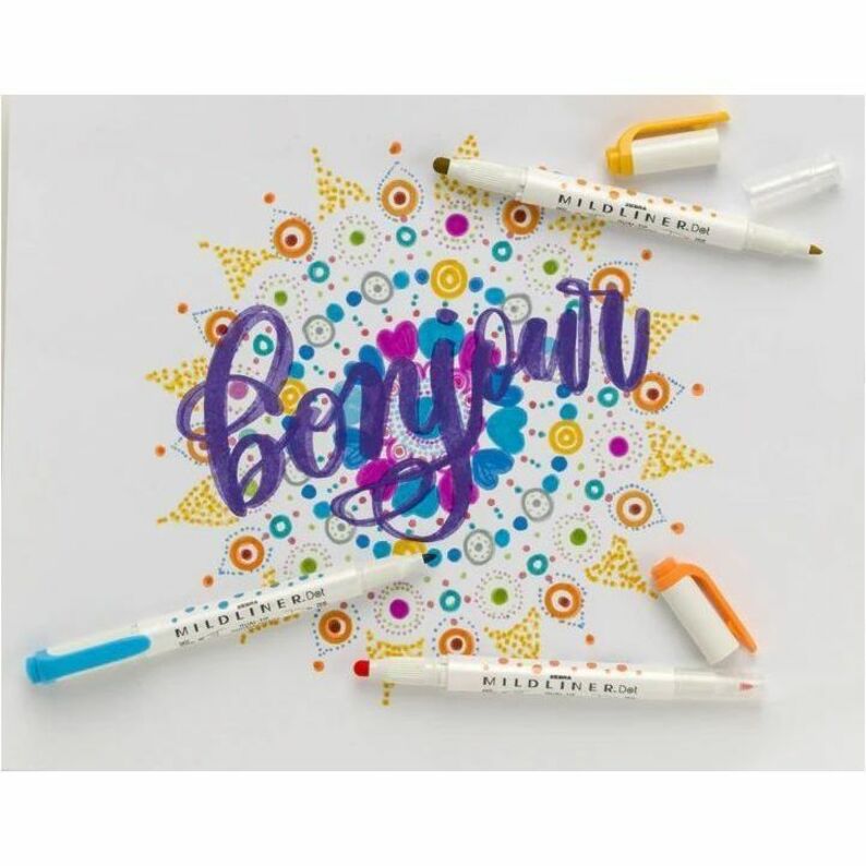 Zebra Mildliner Dual-Tip Dot Marker