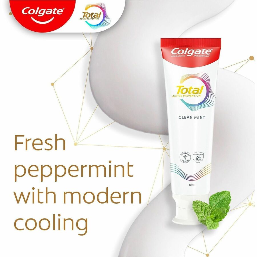 Palmolive Travel-Size Fluoride Toothpaste - White, Clean Mint - 24 / Carton - Kennedy Office