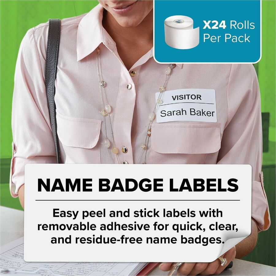 DYM2229752 - Whether it's for mailing, shipping or labeling, these Multi-Purpose Labels will have you quickly printing from your Dymo LabelWriter labelmaker. Using a direct thermal printing process, you avoid the hassle of expensive ink or toner. Print one multipurpose label on the roll or hundreds with ease - no more messy sheets, waste or sheet label jams. Self-adhesive labels are compatible with Dymo LabelWriter 5XL, 550, 550 Turbo, 4XL, 450 Wireless, 450 Duo, 450 Turbo, 450 Twin Turbo and Desktop Mailing Solution. They are also FSC Certified and BPA-free.