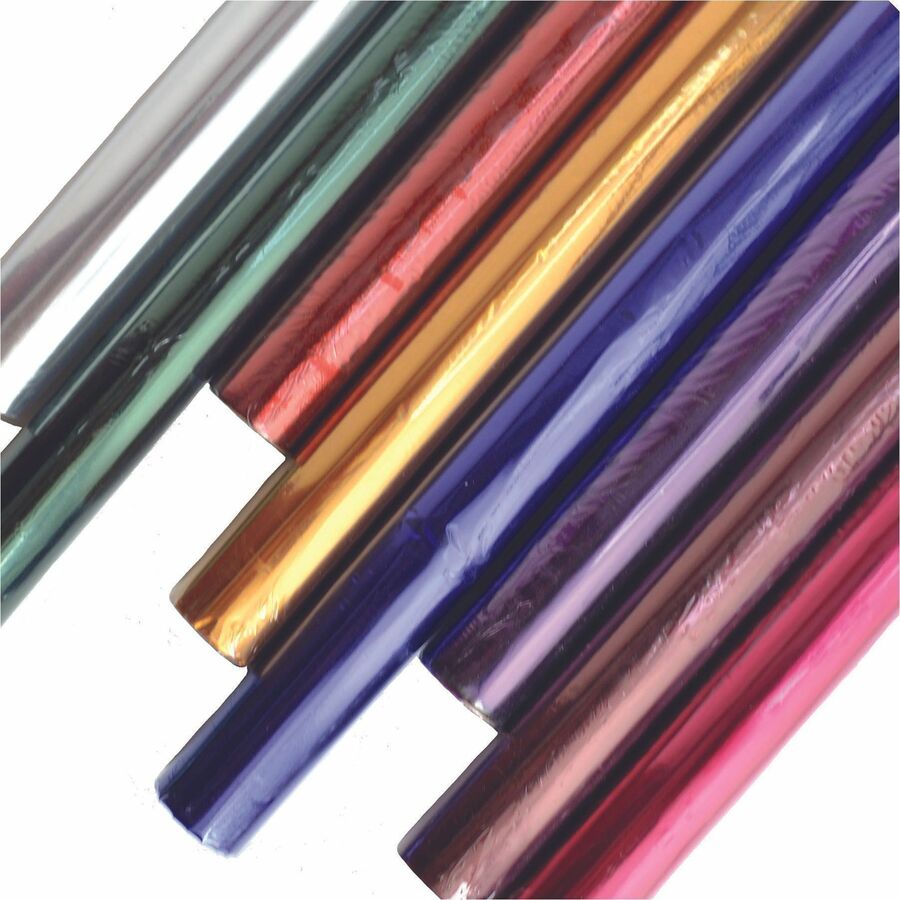 DBLG Import 20" x 12½" Pink Cellophane Rolls