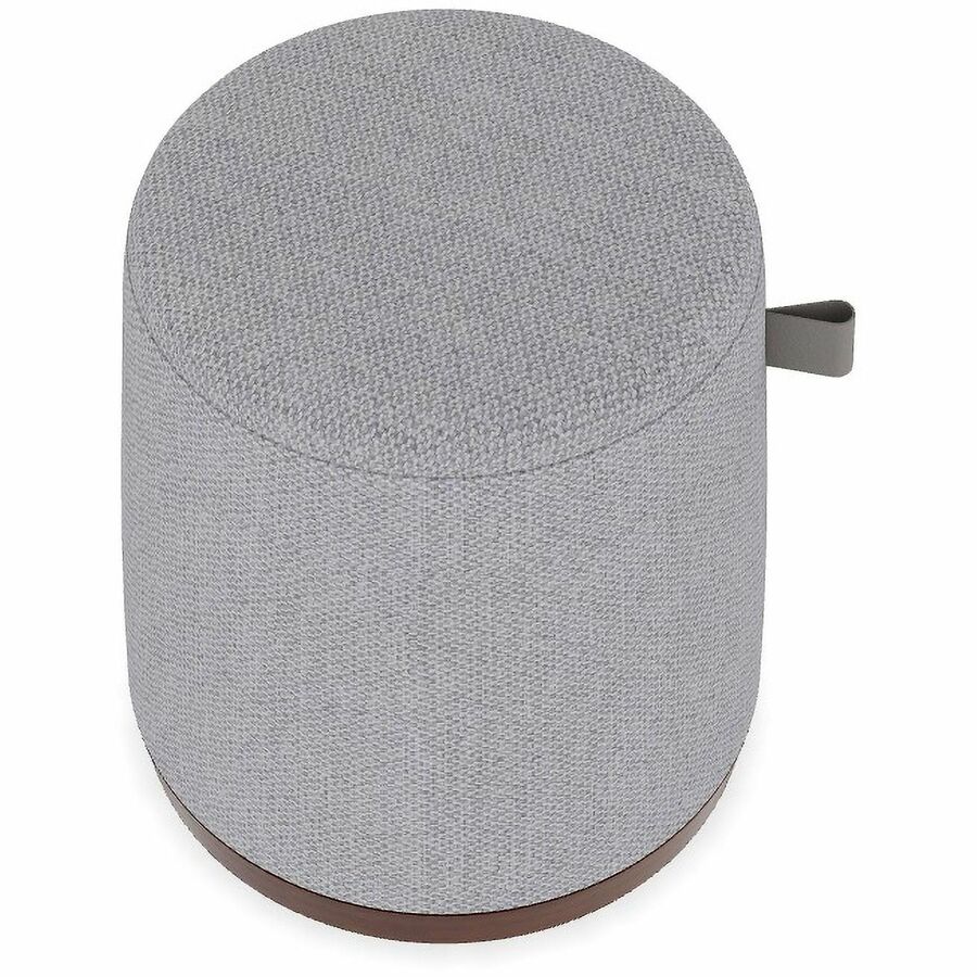 Müm Perch Soft Seating - Memory Foam Seat Material - Gray - Leather, Fabric - 1 Carton - Kennedy Office