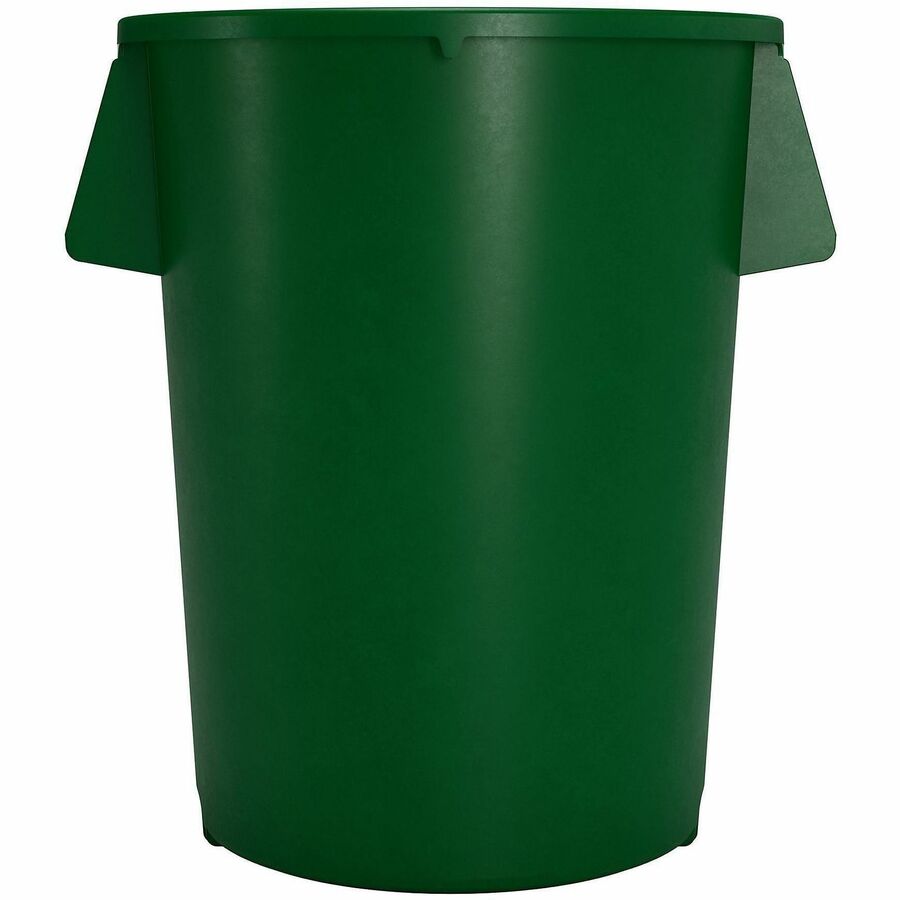 Sparta Bronco Round Waste Containers - Open Top - 44 gal Capacity - Round - Manual - For Food Service - Durable, Reinforced, Stackable, Ergonomic Handle, Recyclable - 31.6" Height x 24.2" Width x 24.2" Depth - Plastic, Linear Low-Density Polyethylene (LLD