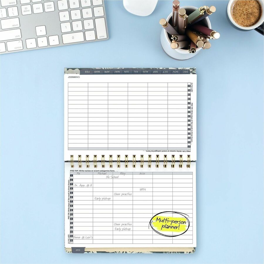 Picture of Cambridge Denim Blooms Monthly Planner