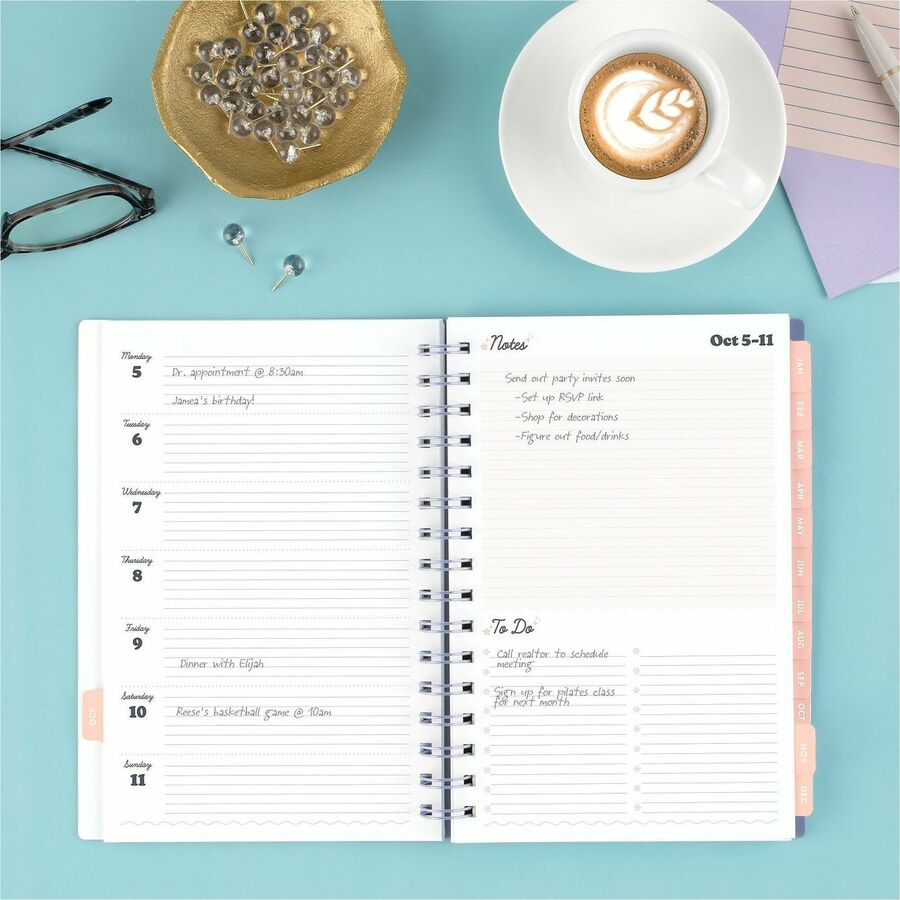 Picture of Mead CatCoq Berry Branches Weekly/Monthly Planner