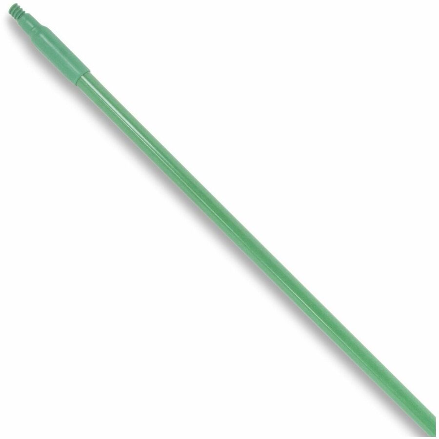 Sparta 60" Fiberglass Broom Handle - 60" Length x 1" Diameter - Green - Fiberglass, Polyester, Polypropylene - 12 Each