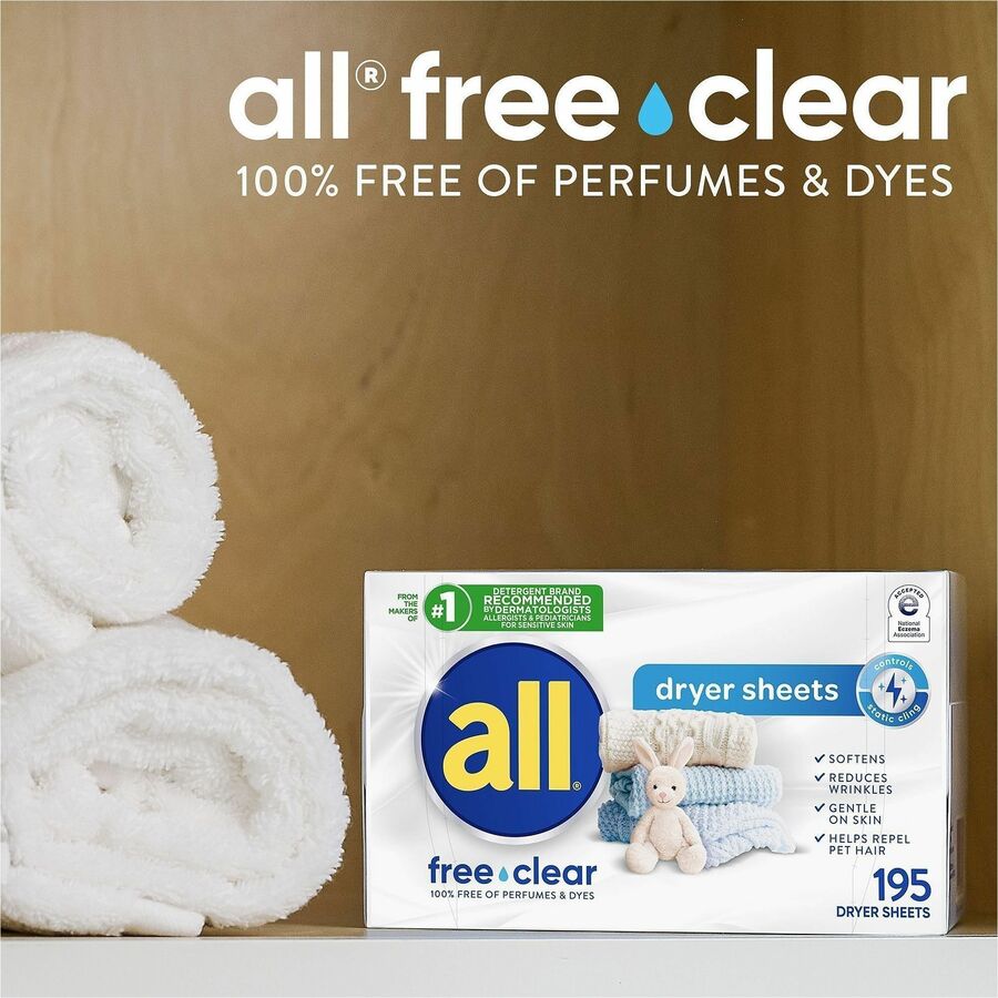 Dial Snuggle Dryer Sheets - For Fabric - Blue Sparkle Scent - Skin-friendly, Residue-free, Hypoallergenic - White