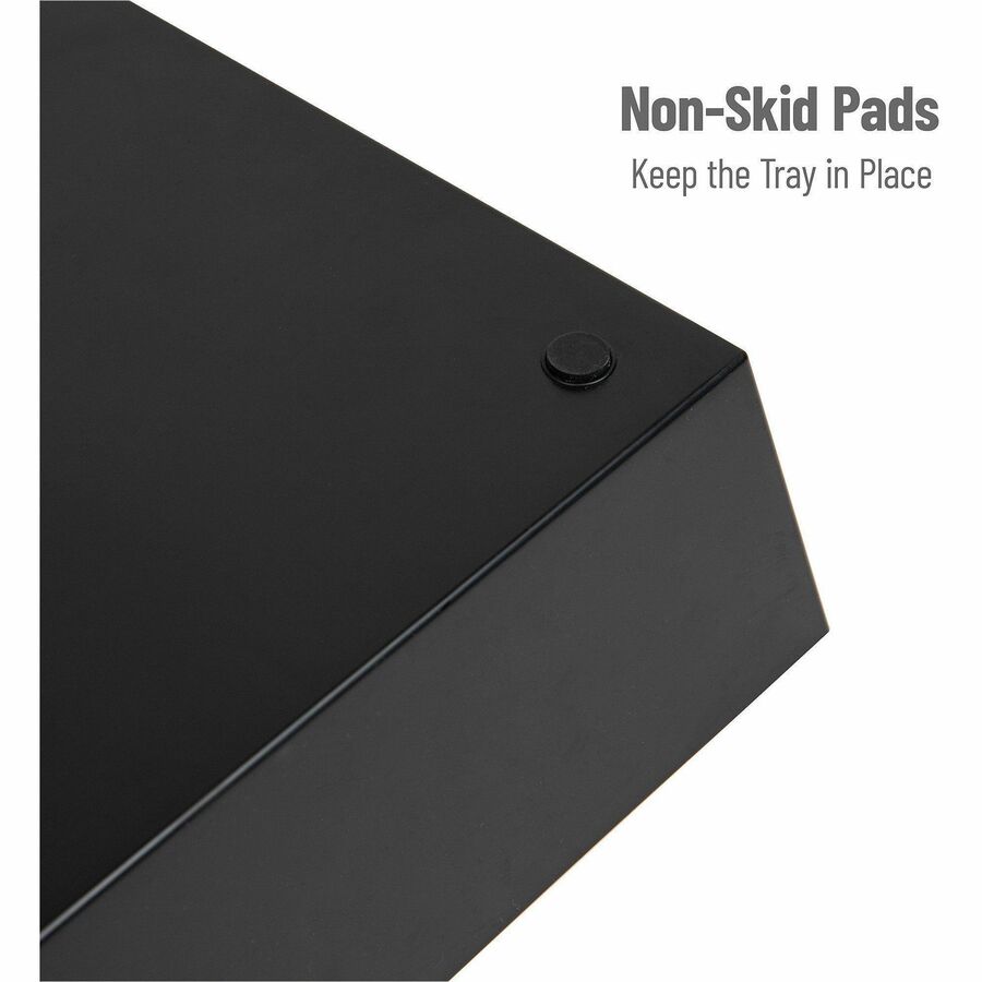 Mind Reader 5-Compartment Snack Organizer - 5 Compartment(s) - Lightweight - Black