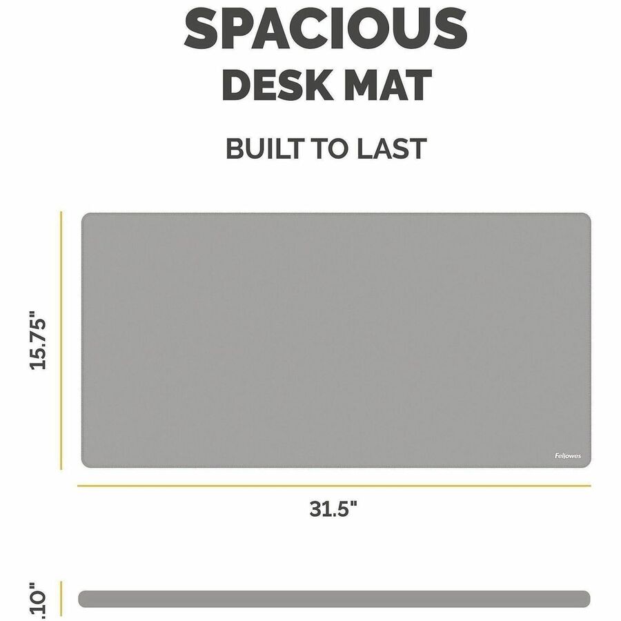 Picture of Fellowes Breyta Desk Mat - Grey