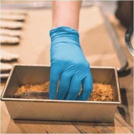 Picture of X3 Industrial Blue Powder-Free Nitrile Gloves