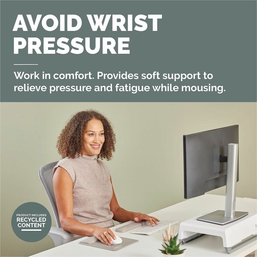 Picture of Fellowes Breyta Mousepad Wrist Rest - Sand