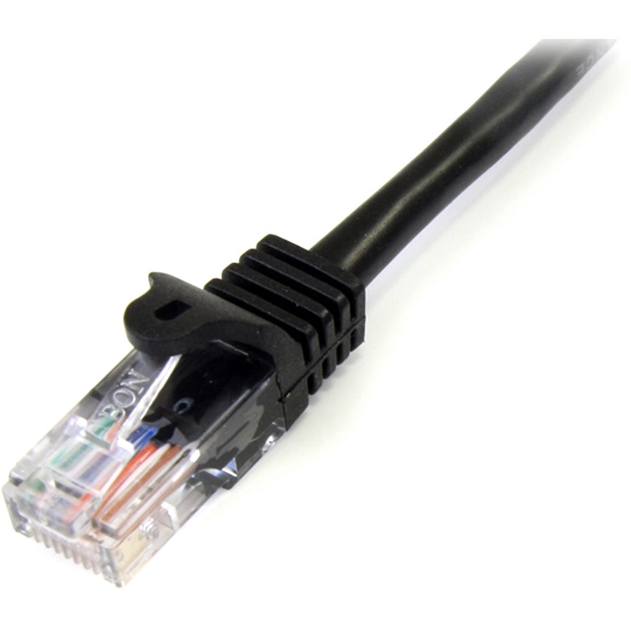 StarTech.com 15 ft Black Cat5e Snagless UTP Patch Cable