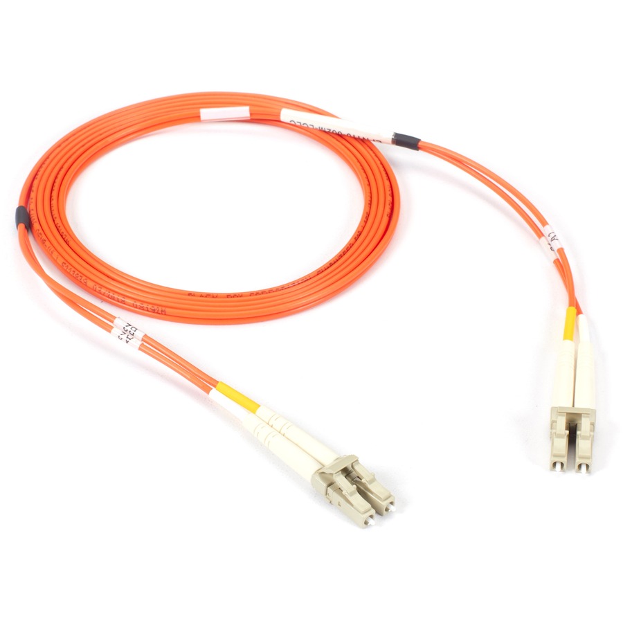 Black Box Fiber Optic Duplex Patch Network Cable - LC Male - LC Male - 3.28ft
