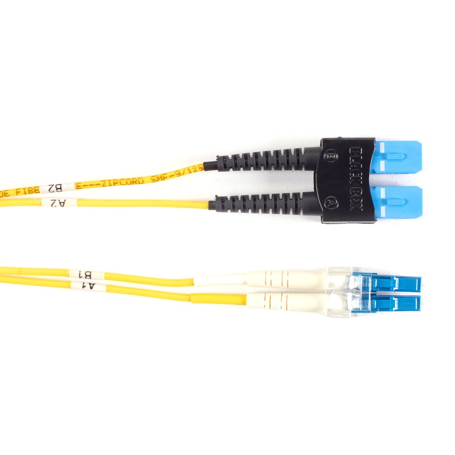 Black Box Fiber Optic Duplex Patch Cable - LC Male - SC Male - 16.4ft