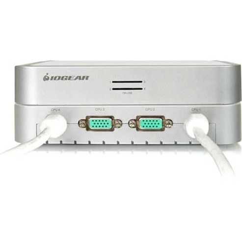 IOGEAR 4-Port USB KVM Switch - 4 x 1 - 4 x Type A USB, 4 x HD-15 Video