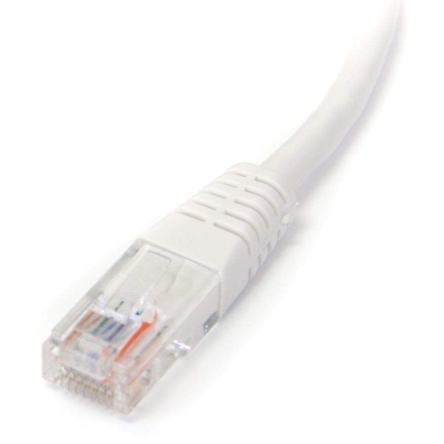 StarTech.com 10 ft White Molded Cat5e UTP Patch Cable
